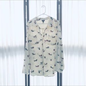 Torrid Daschund Weiner Dog Blouse